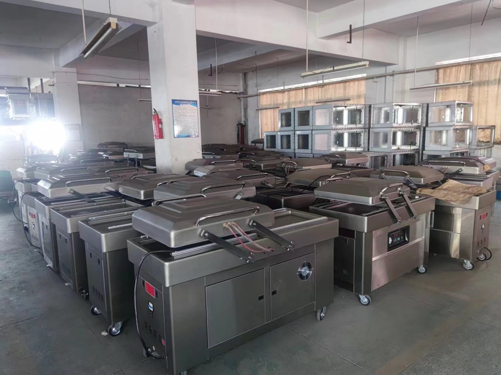 Crayfish Vacuum Packing Machine Double Chamber 60m3/h Vacuum Pump Commercial Vacuum Sealing Machine