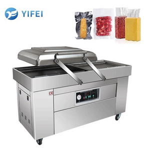 Crayfish Vacuum Packing Machine Double Chamber 60m3/h Vacuum Pump Commercial Vacuum Sealing Machine