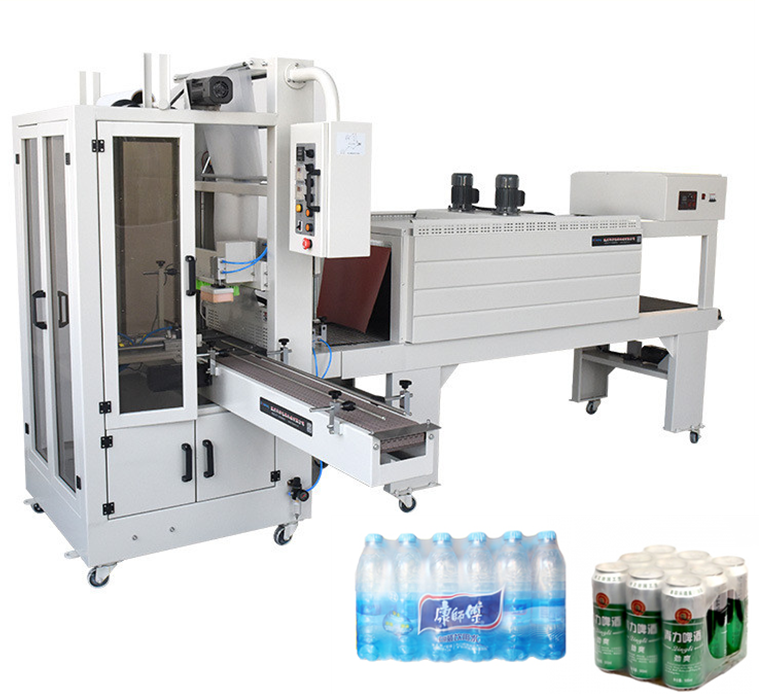 Automatic 6540 Sleeve Film Cutter And Sealer 5540 Shrink Wrap Packaging Water Bottle Packaging Machine