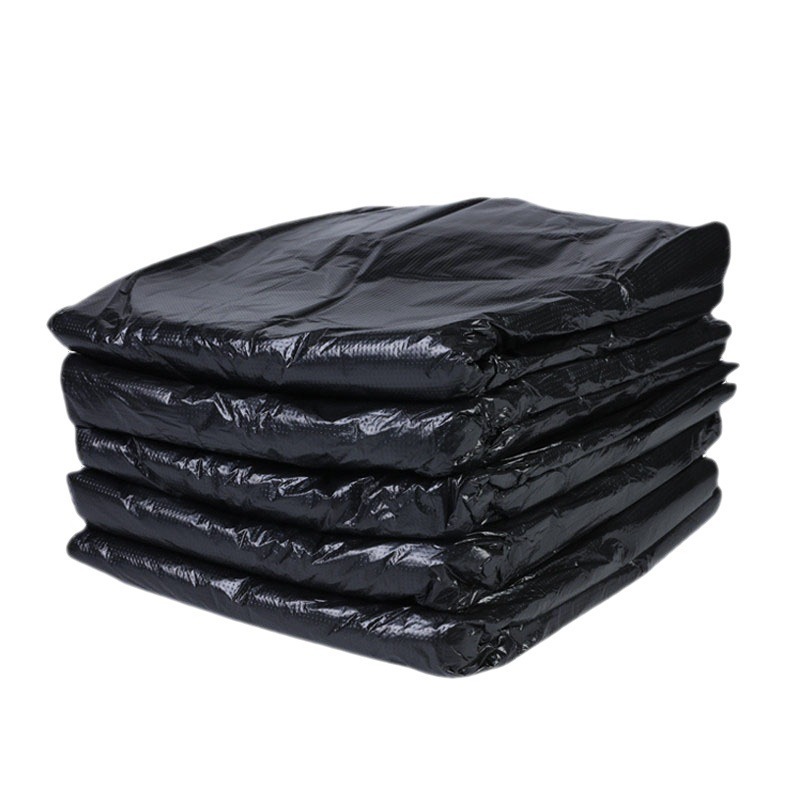 YC Heavy Duty Hdpe Ldpe Black Plastic Biodegradable Home Dustbin Garbage Bag Bin Liners Reusable Trash Bag