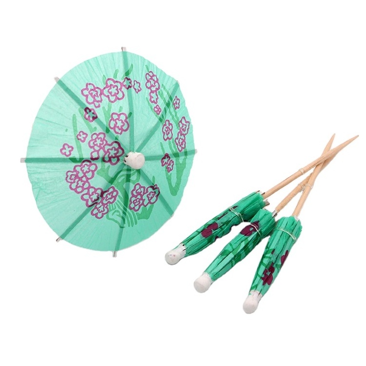 Drink umbrella pick parasol toothpick cocktail umbrella pick for food