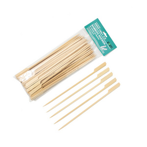 Eco Friendly Disposable Bamboo Paddle Teppo Kebab Skewers BBQ Stick