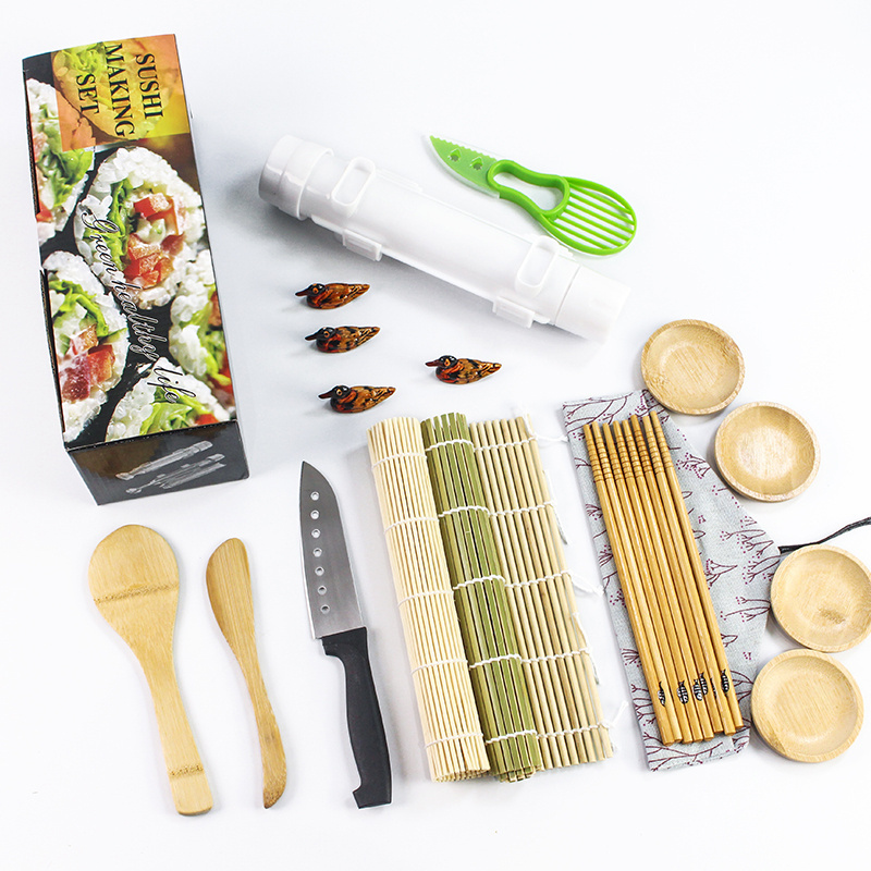 LOW MOQ LOGO Custom Sample Free wholesale sushi making kit for kitchen cooking