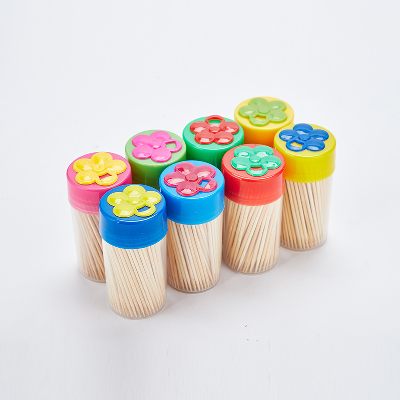 Hot Sale Disposable Customized Flavored Toothpicks Bamboo toothpick For Dental Cleaning