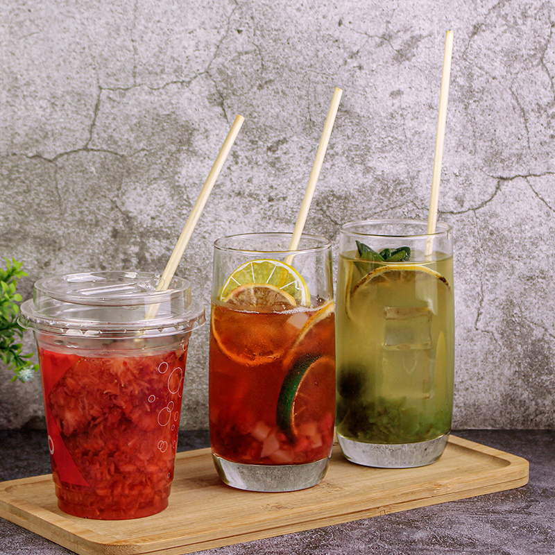 Factory Price Custom Biodegradable Disposable Wheat Drinking Straws