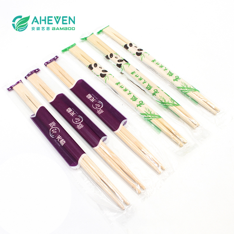 Wholesale Hot Sale Chinese Custom Disposable Printed Bamboo Chopsticks with Wholesale New Trends