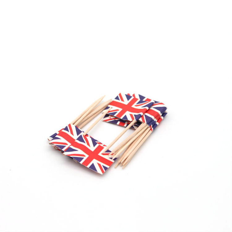 Disposable Party Paper Food Cheese Markers Sandwich Burger Toothpick Flag