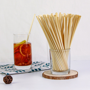 Factory Price Custom Biodegradable Disposable Wheat Drinking Straws