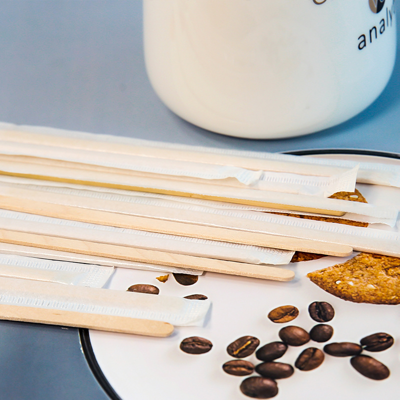 Disposable Hot Drink Vending Stirring Espresso Coffee Stick Wooden Stirrers for Automatic Vending Machines