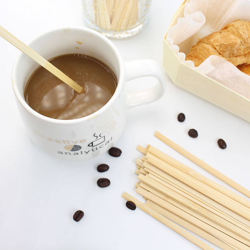 wooden /bamboo disposable stir sticks espresso stirrer coffee stir stick