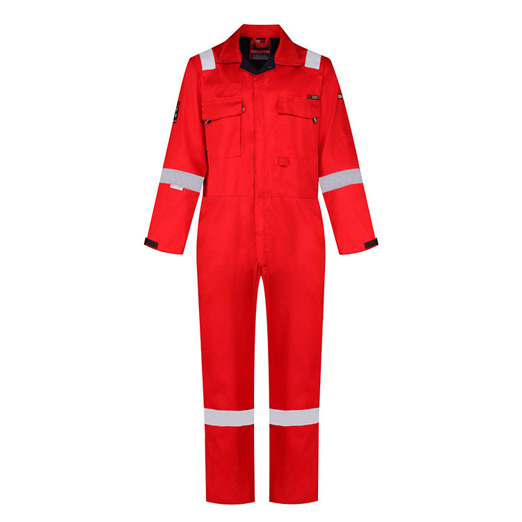 Oil Field Industrial Car Mechanic Cotton Work Wear Uniform One Piece Working Apparel Work Coveralls