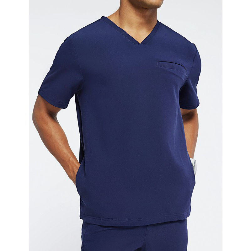 Add Logo Luxury Bleach Resistant nurse scrub uniform Male One Piece nurses uniform and scrubs