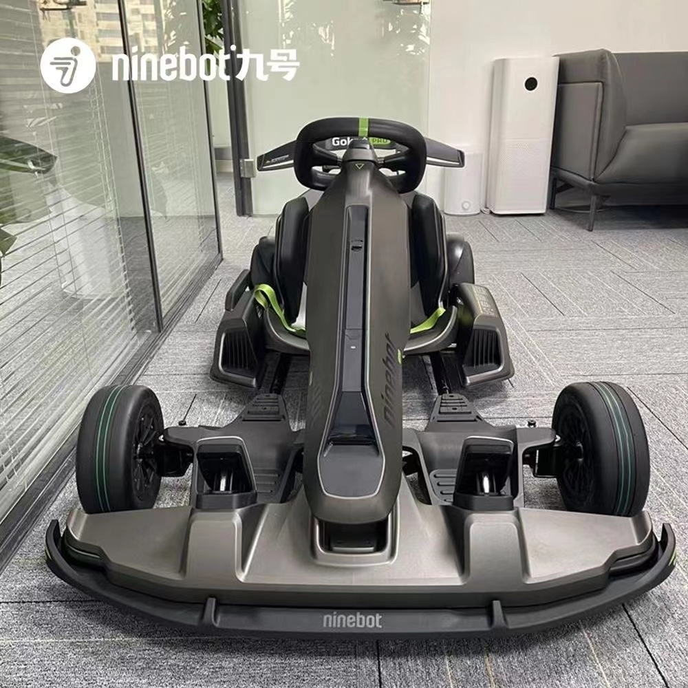 V Different Front and  Rear Tires 6 inch 10.5inch Max 40KM/H Segway Ninebot Electric Go Kart Pro Grey