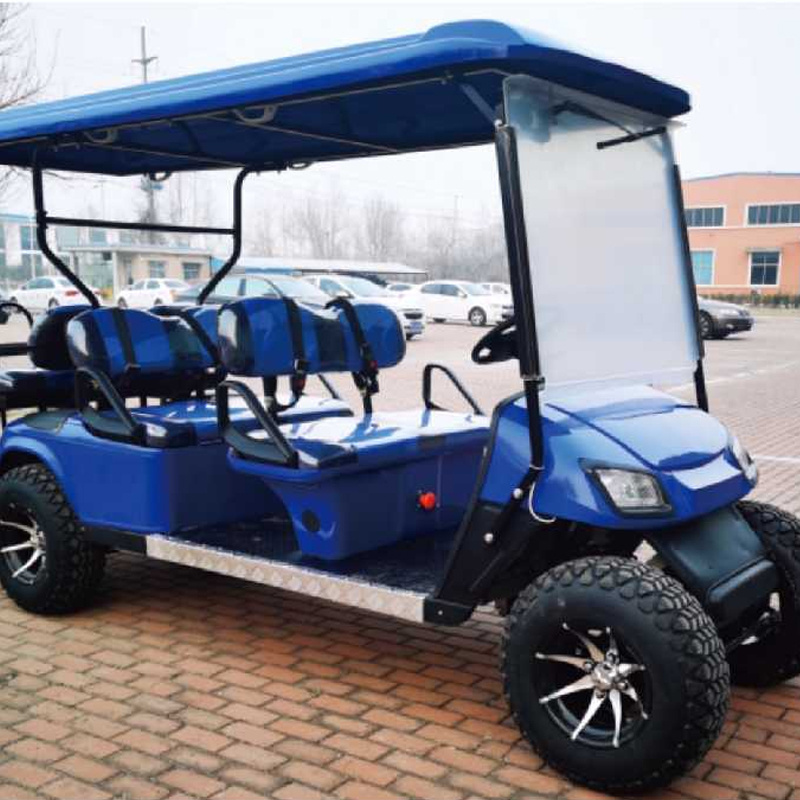 L Low price electric golf carts 8 seater  off road electric golf cart with steel tires club car golf cart electric