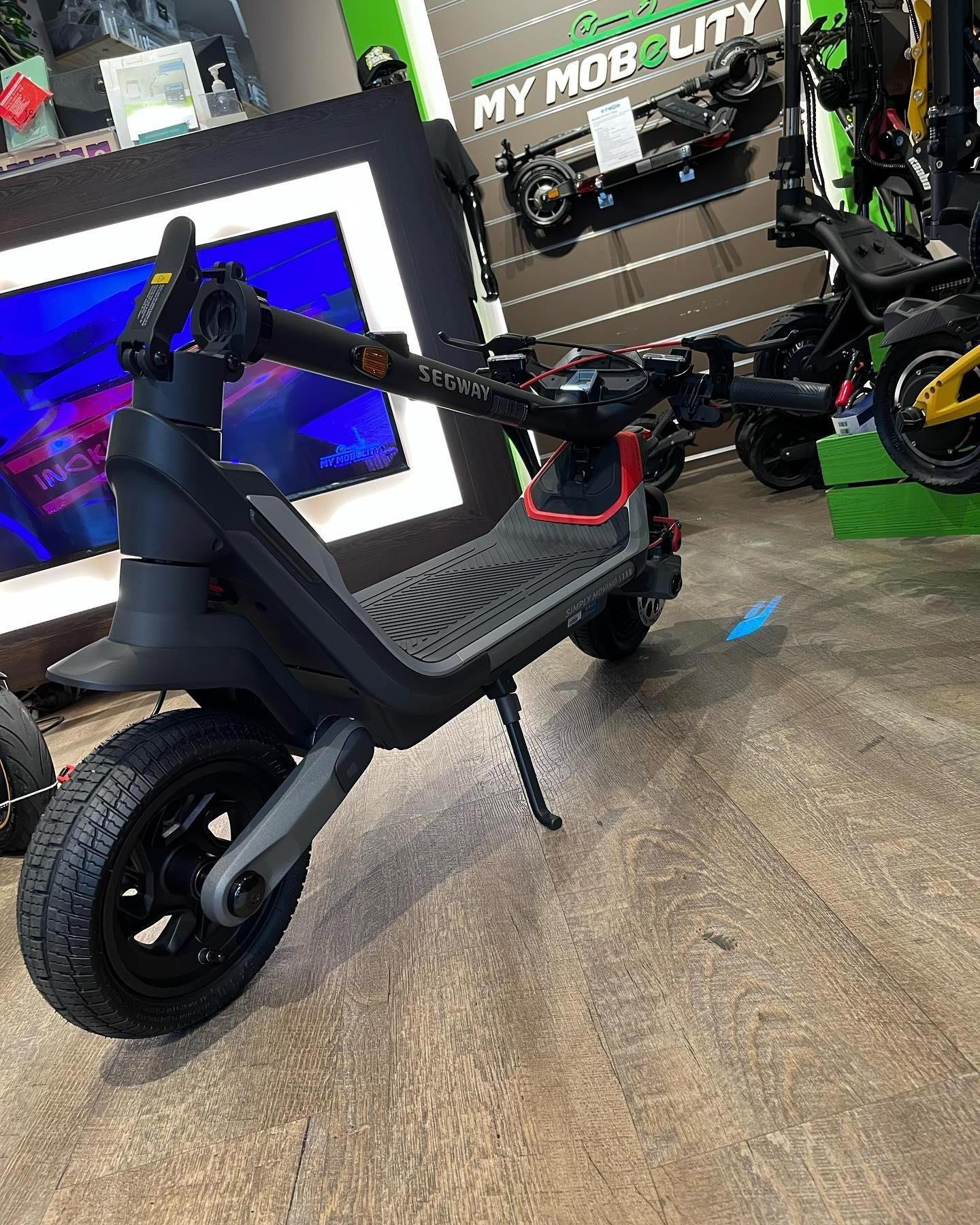 Original Segway Ninebot P100S Electric Kick Scooter 650W 48Km/h Max. Speed 100Km Range Two Wheel E Scooters