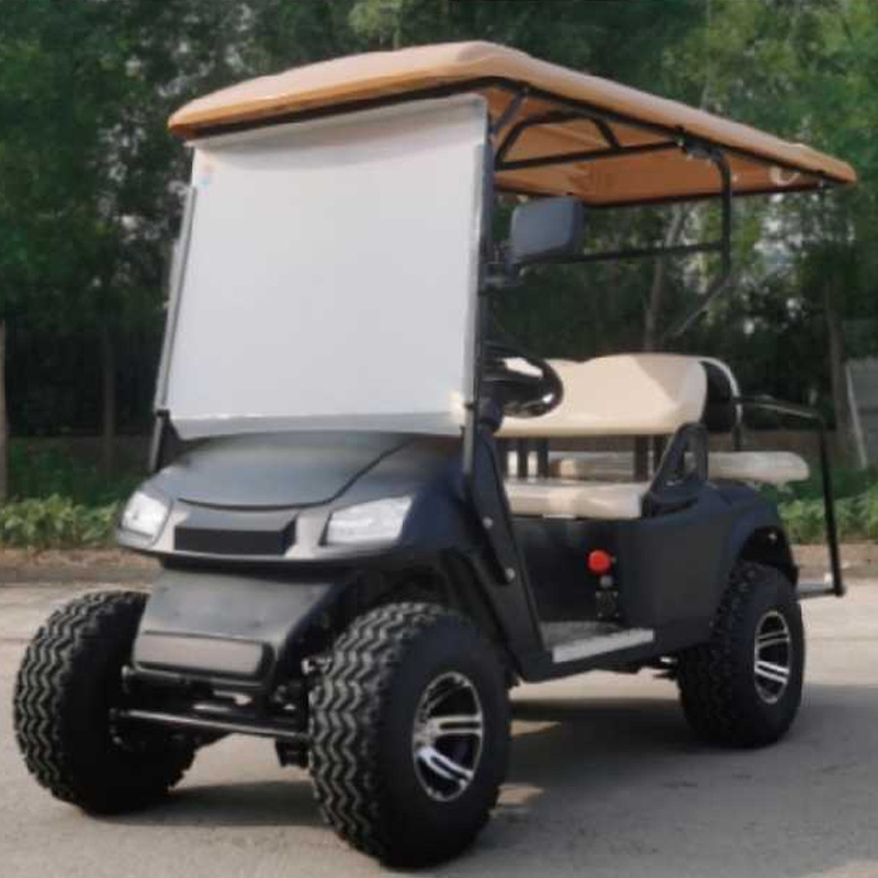 L HOT electric golf carts 4 seater  Custom modification golf carts 4 wheel drive electric golf carts zone