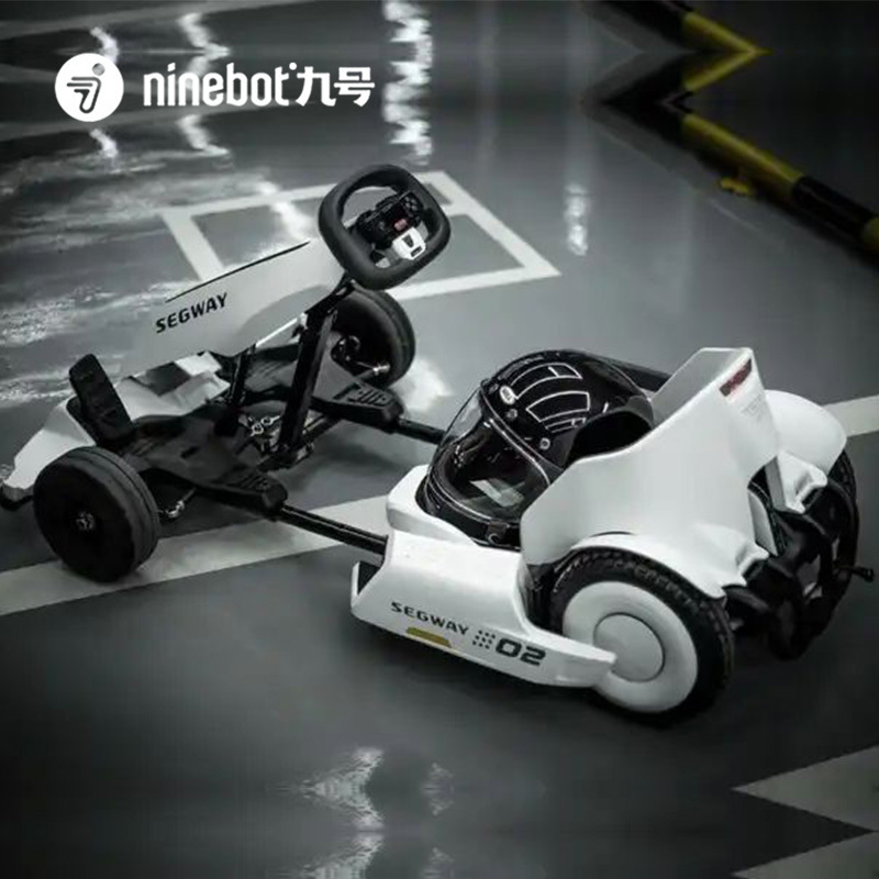 2024 Segway Electric Go Kart Kit 2 with Ninebot S Electric Scooter for Adult Kids Racing Go Karts for Sale