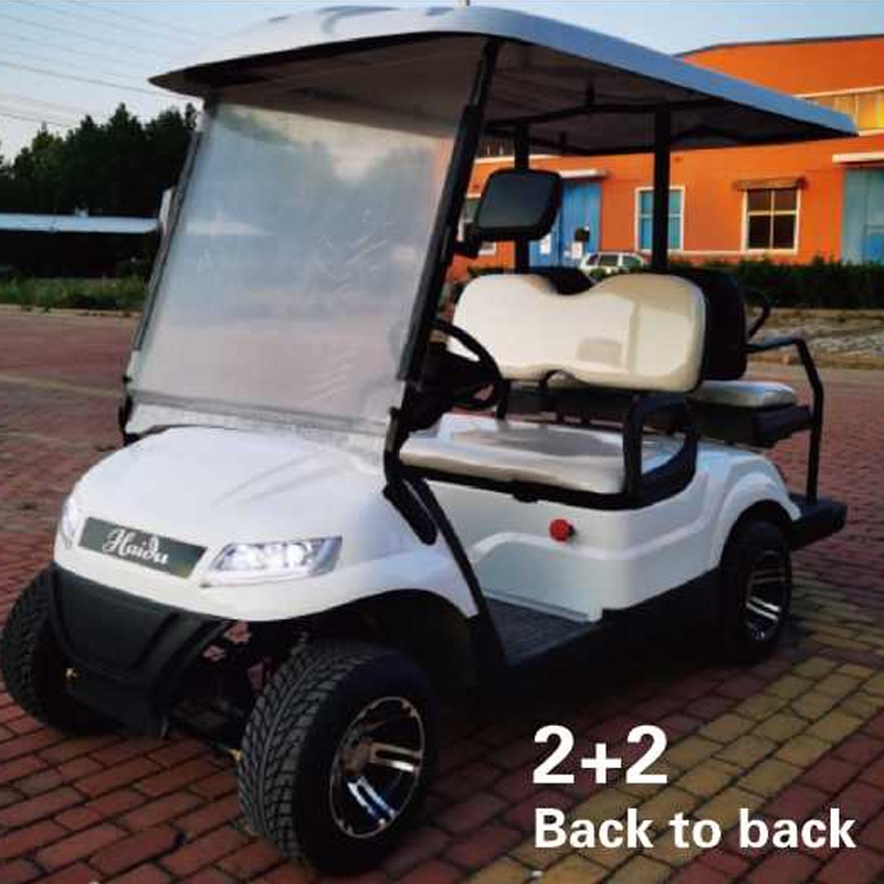 L HOT electric golf carts 4 seater  Custom modification golf carts 4 wheel drive electric golf carts zone