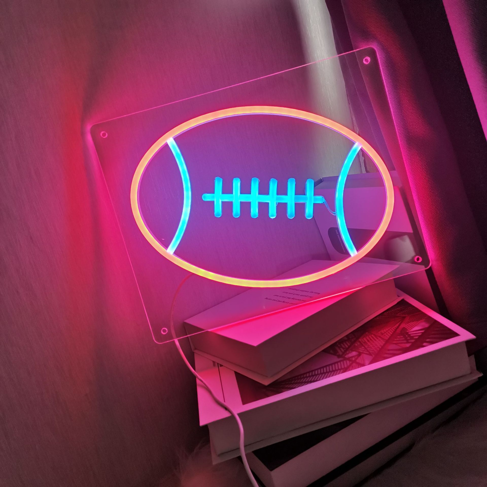 Dropshipping Customized Led Night Astronaut Acrylic neon sign  Neon Lamp China