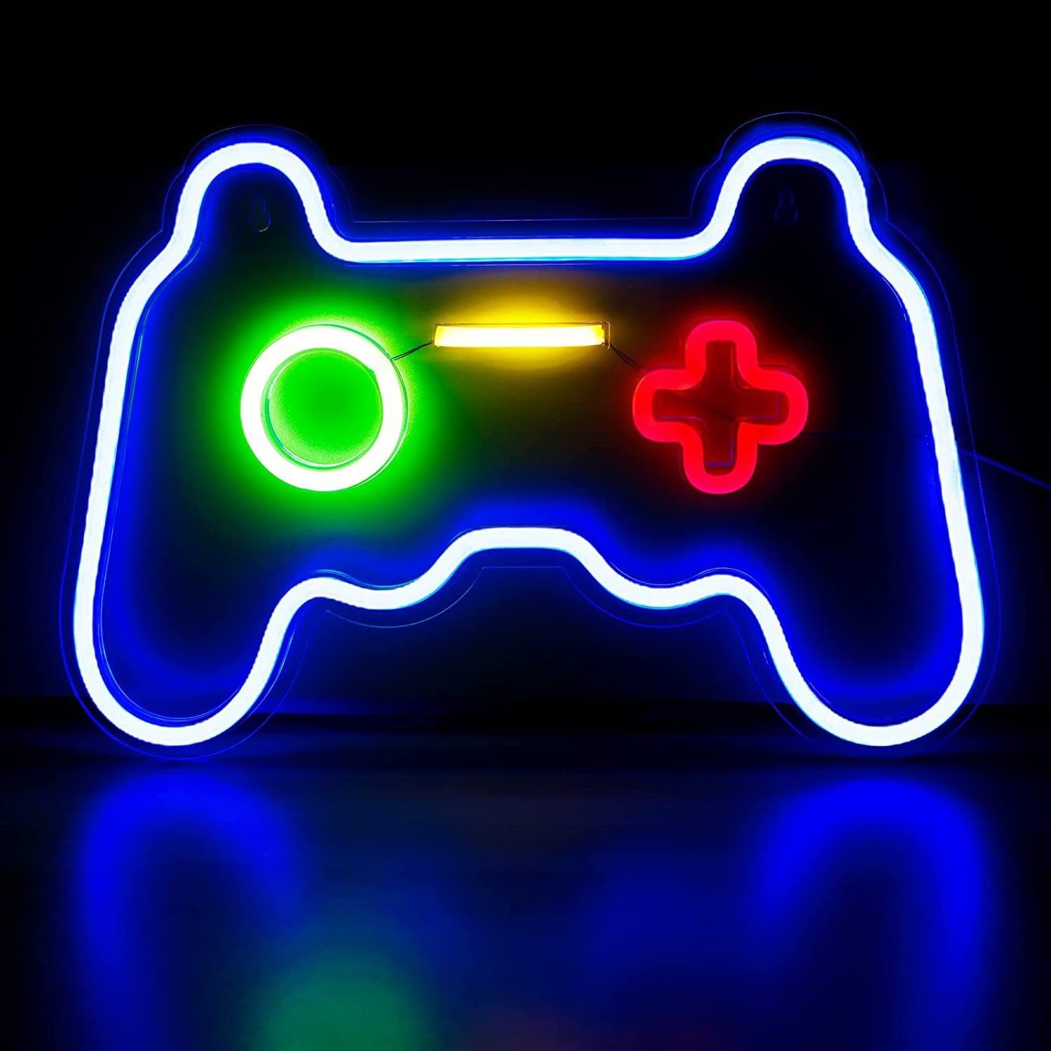 Game Gamepad shape Sign Acrylic LED Neon Sign Light Night Gift Gaming Room Decor Advertising Decoration