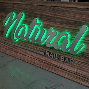 store outdoor sign 3d illuminated led light 3d Led Letter Light Sign Wall Mount Used For Shop Name Board