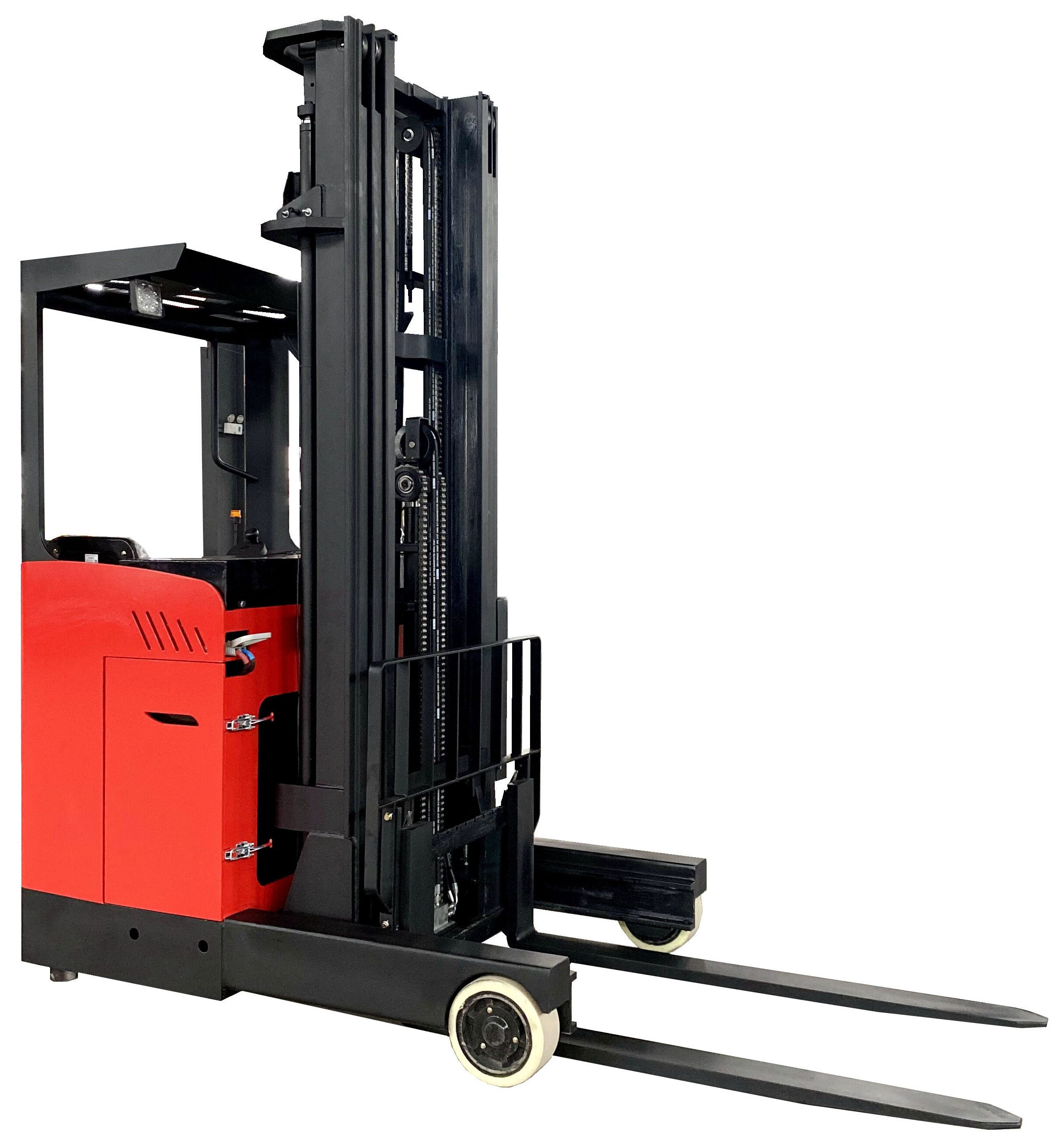 Stand up Hydraulic Stacker Lift 1.5 Ton 2 Ton  Electric Reach Stacker Truck