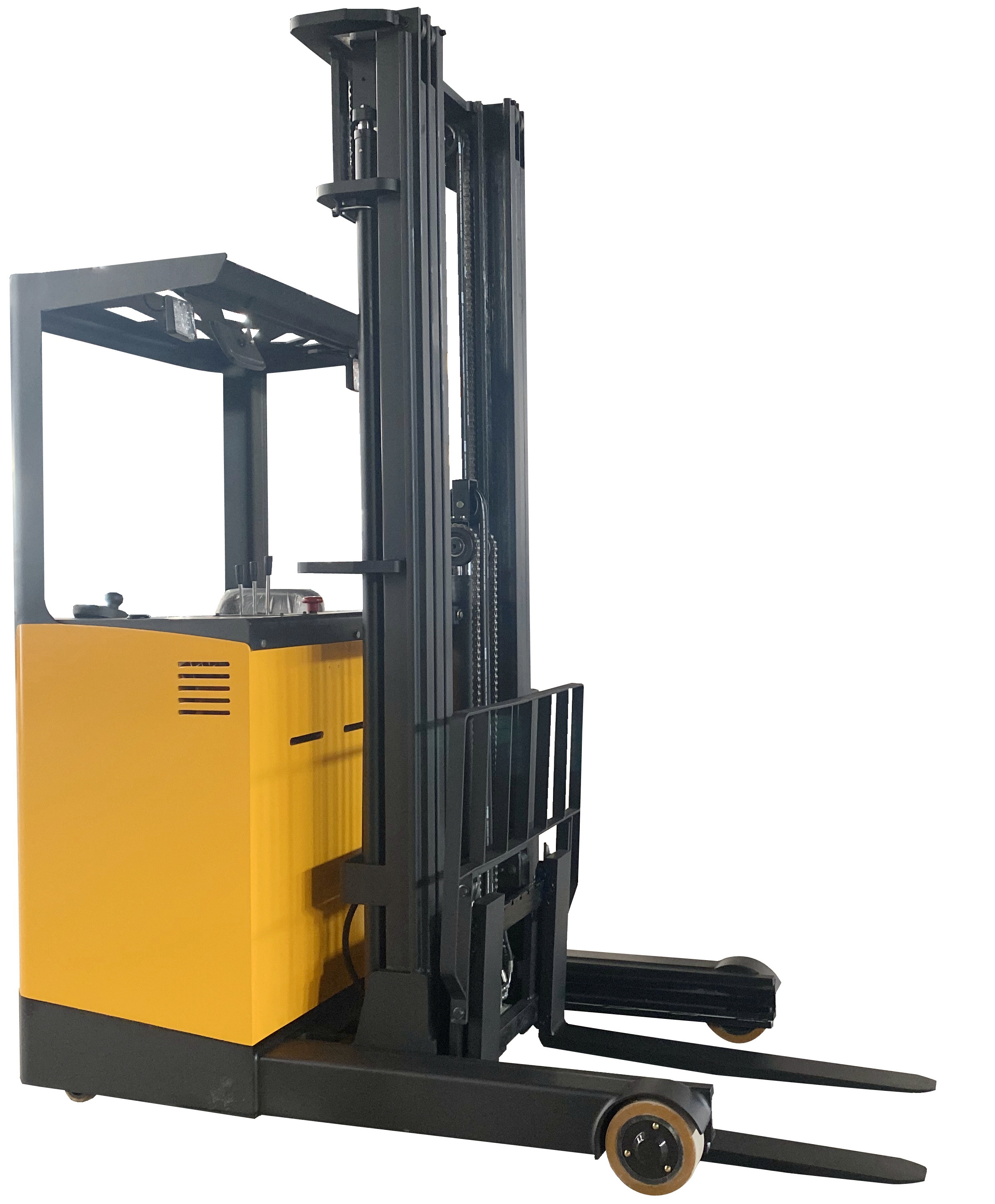 Stand up Hydraulic Stacker Lift 1.5 Ton 2 Ton  Electric Reach Stacker Truck