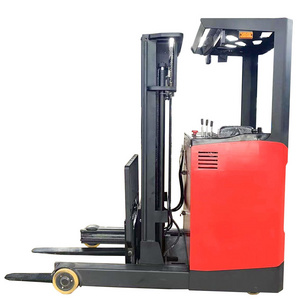 Stand up Hydraulic Stacker Lift 1.5 Ton 2 Ton  Electric Reach Stacker Truck