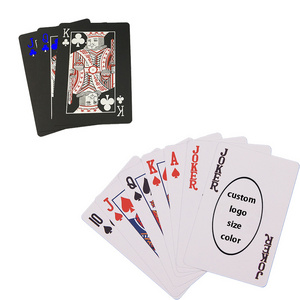 32 Travel Playing Card Entertainment Game Poker Card Custom Gold Red Blue Black Silver Waterproof Custom Logo Poker Playing Card