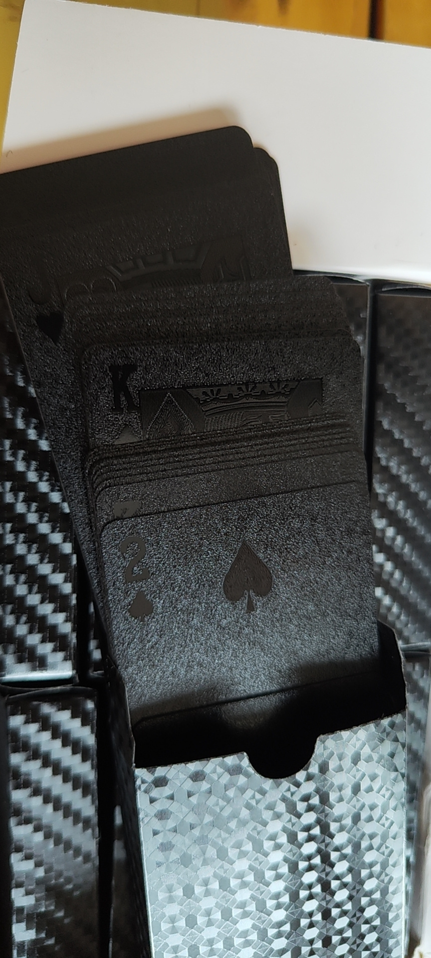 black cards with gold customized the cards playing poker card decks waterproof rose gold color