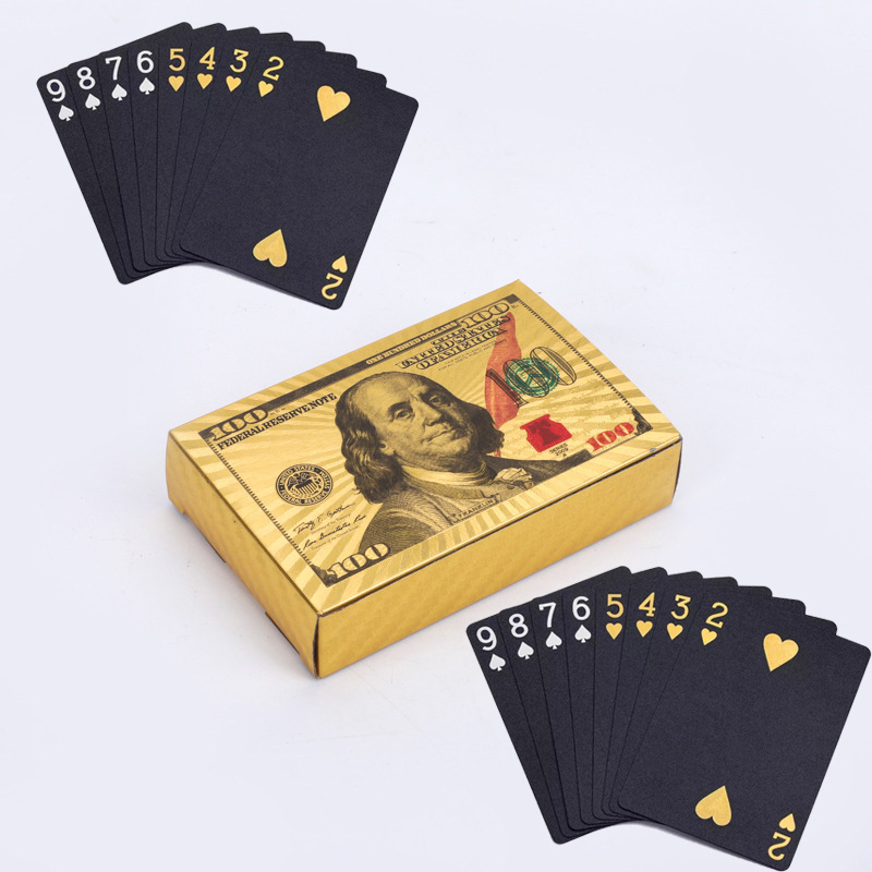 Anime Poker One 1 Piece Paper Playing Cards For Fans shuffler Casino Gold Foil Black Silver Red Blue Waterproof Plastic paper