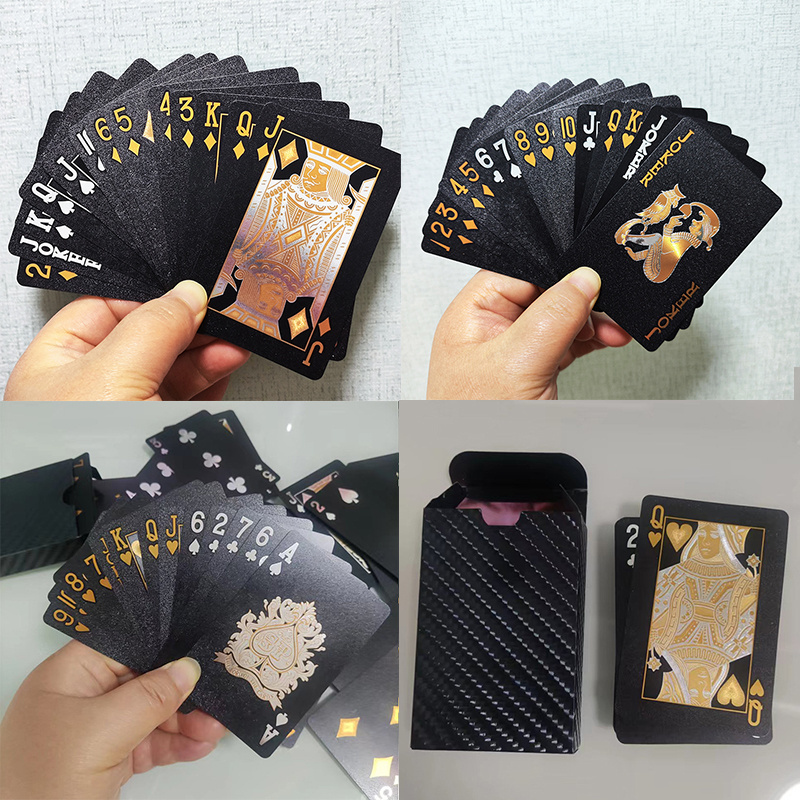 Custom Logo Printing Gold Edges Mini Paper Reading Tarot Cards Board Game Playing Cards drinking deck drunk gold black red blue