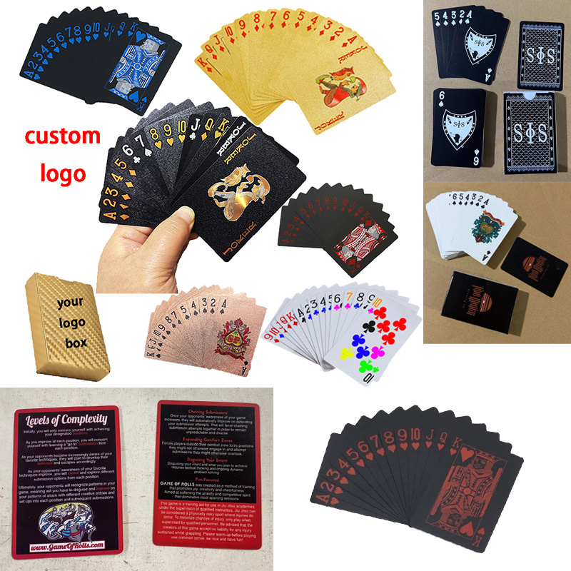 playing Customized Nude Gold Poker Cards With Luck Royal For Sale Easy Return Black White Silver Sublimation Advertising Baralho