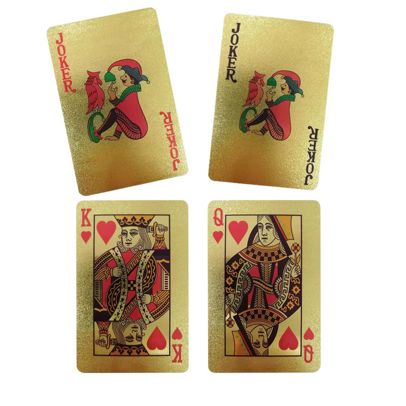 Anime Poker One 1 Piece Paper Playing Cards For Fans shuffler Casino Gold Foil Black Silver Red Blue Waterproof Plastic paper