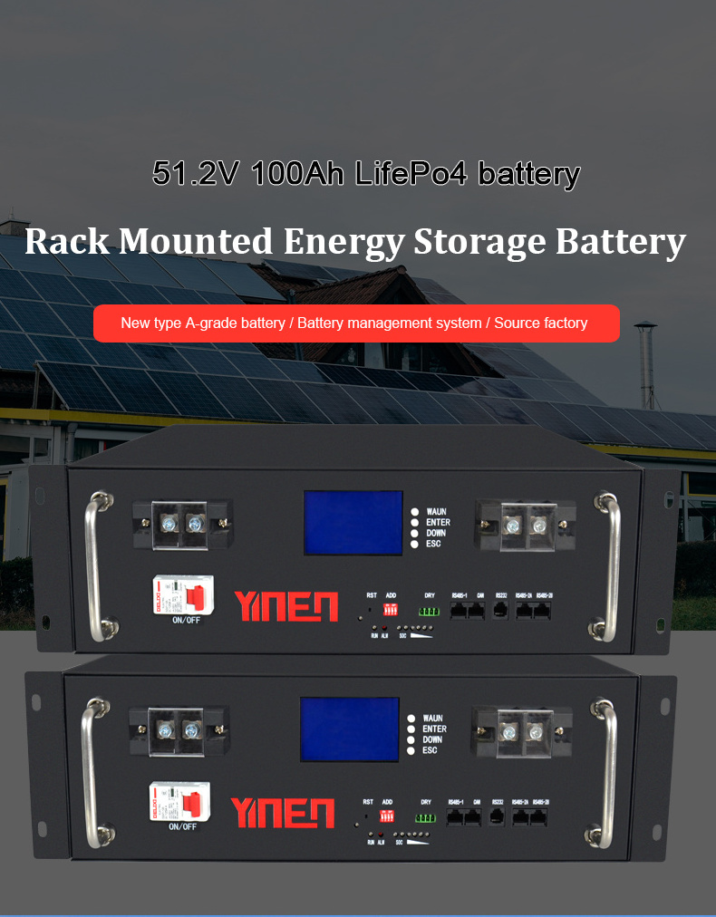 Batteries 20kw 30kw 50kw 80kw Server Rack Mounted 20 30 50 80 kwh Battery