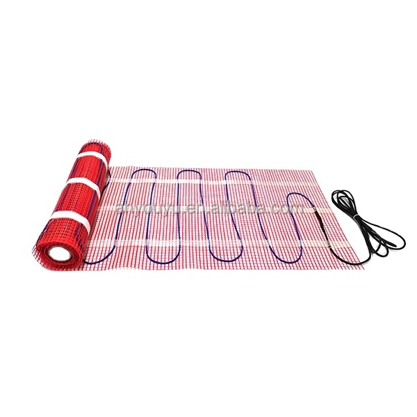 Factory Lowest Price Pvc underfloor heating mat under tile electric heating mat for outdoor heated floor