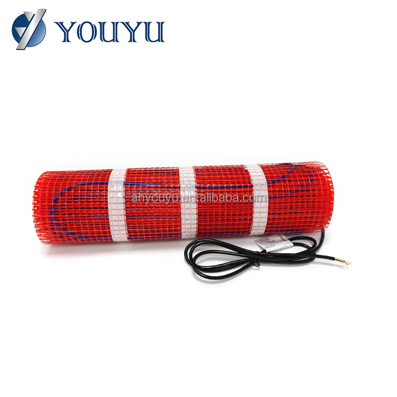 Factory Lowest Price Pvc underfloor heating mat under tile electric heating mat for outdoor heated floor