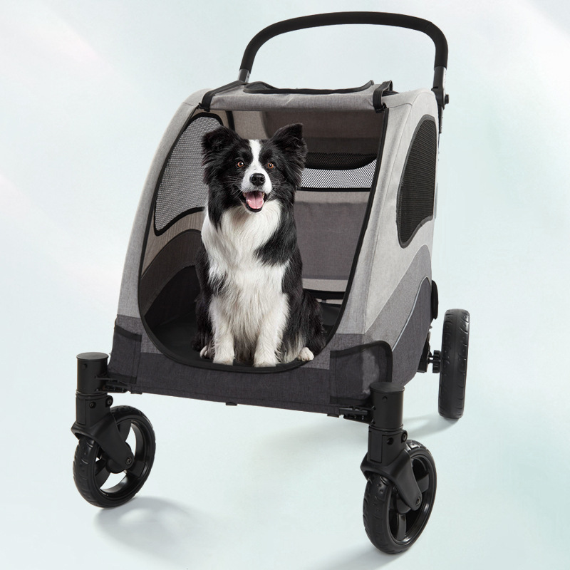 SALE Stock Big Wheels Large Cradle Pets Jogging Stroller Giant Dog Trolley