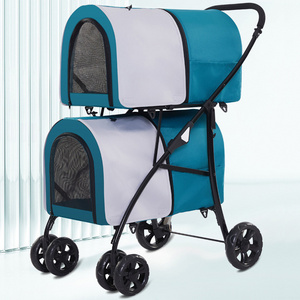 Removable 5-1 Pet Stroller Wagon Multi color Pet Carrier Stroller