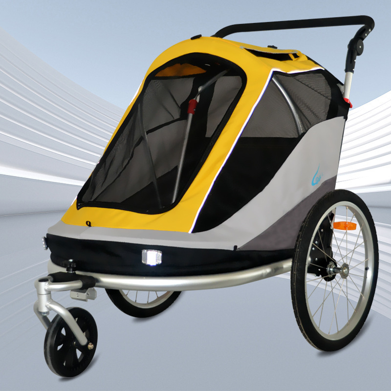 Pet Dog Stroller And Bike Pet Trailer for Medium And Large Dogs