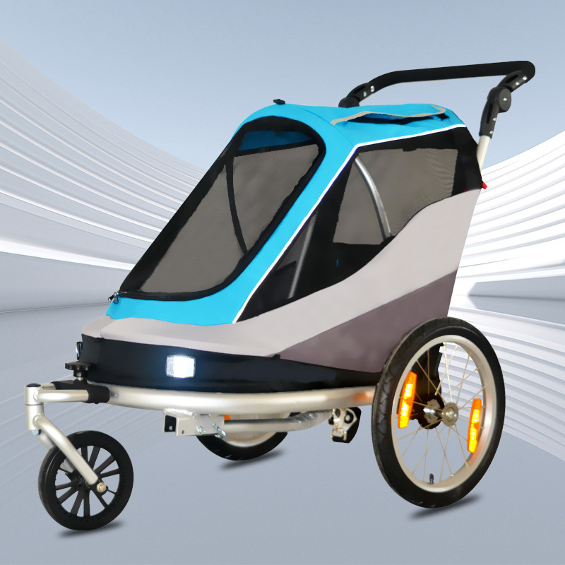 Europe Hot Sale Pet Dog Stroller and Bicycle Trailer For Dogs and Animals