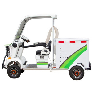 Wholesale China Electric Garbage Vehicles Four Wheel Electric Mini Garbage Trucks for sale