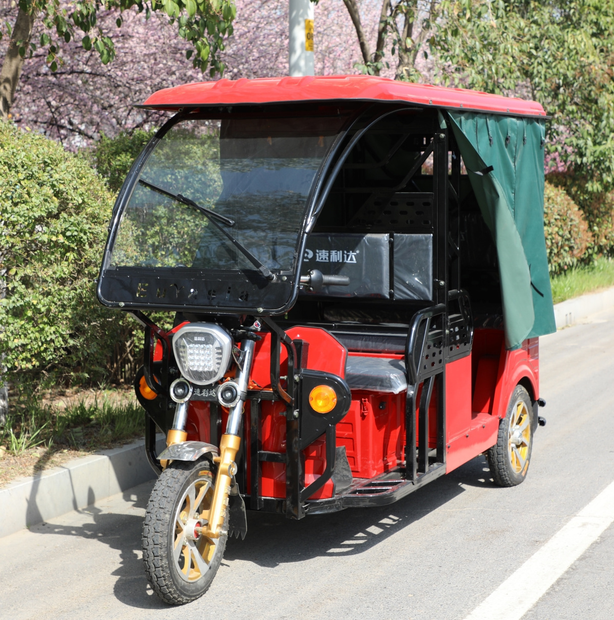 Hot Selling Factory Supply Electric Rickshaw 3Wheel Passenger Tricycle E Rickshaw tuk tuk