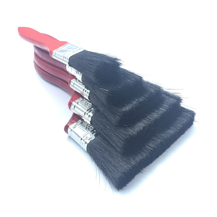 Customized painting brush wooden handle high quality paint brush professional paint brush