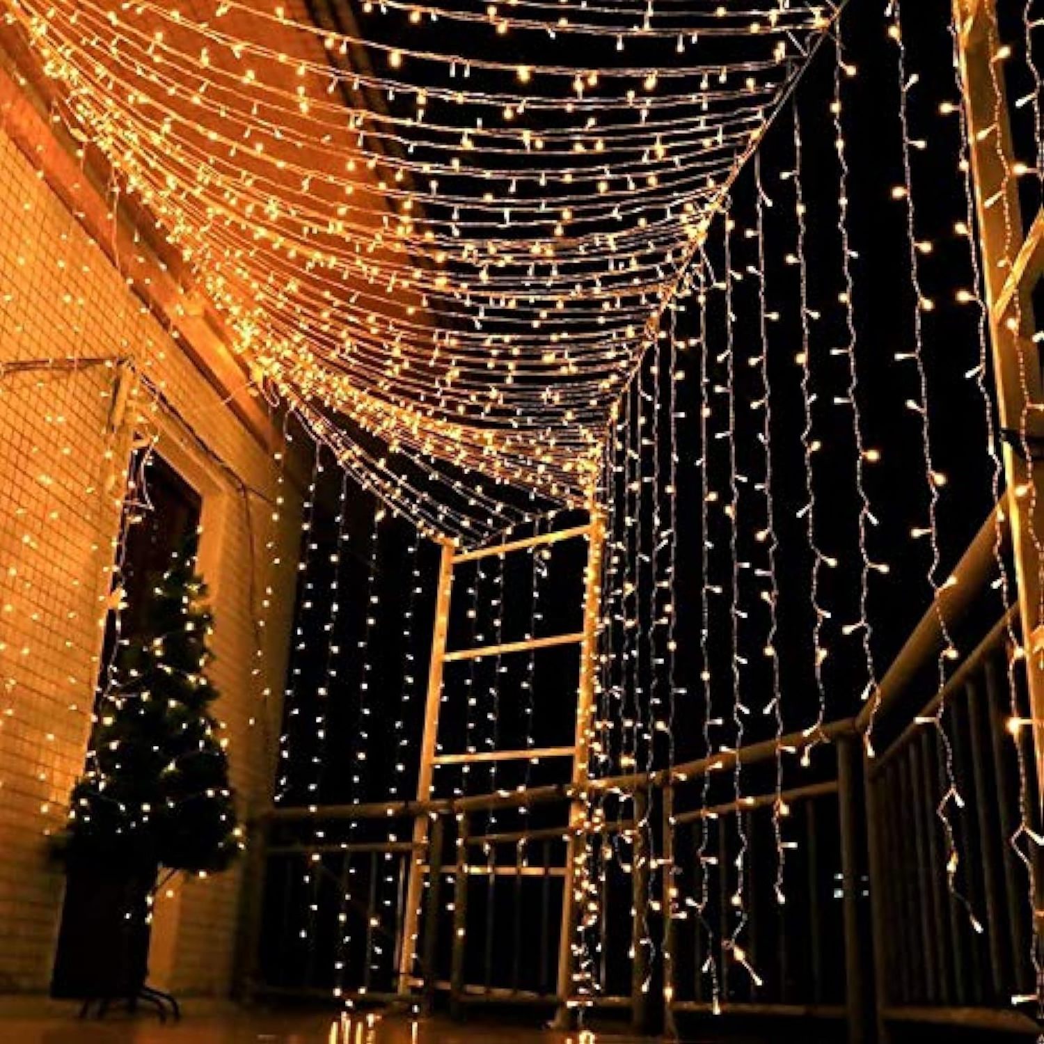 Indoor and outdoor firework string light LED Light Meteor Shower Rain Snow Christmas Tree Garden Outdoor Meteor Effect