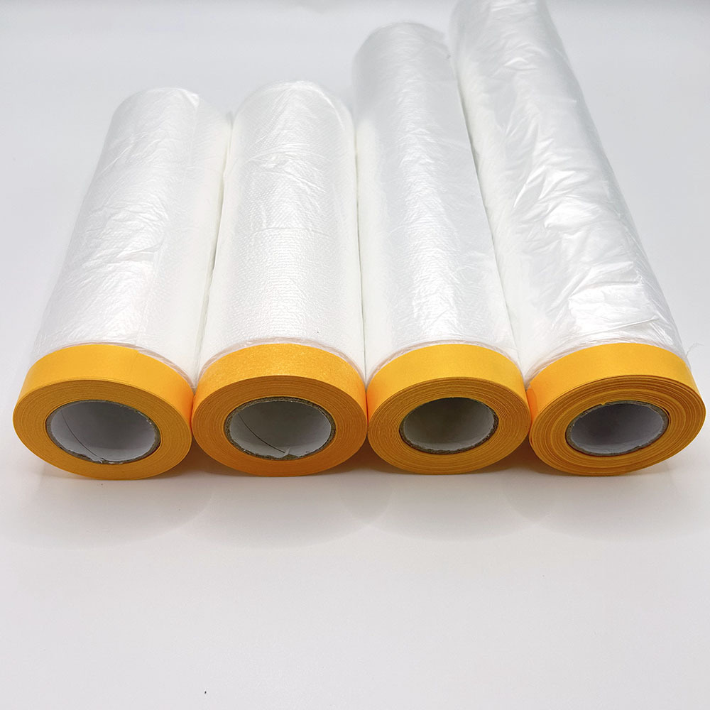 Masking Film Paint Masking Paper Paint Protection Masking Tape Suitable for Furniture and Automotive Spraying