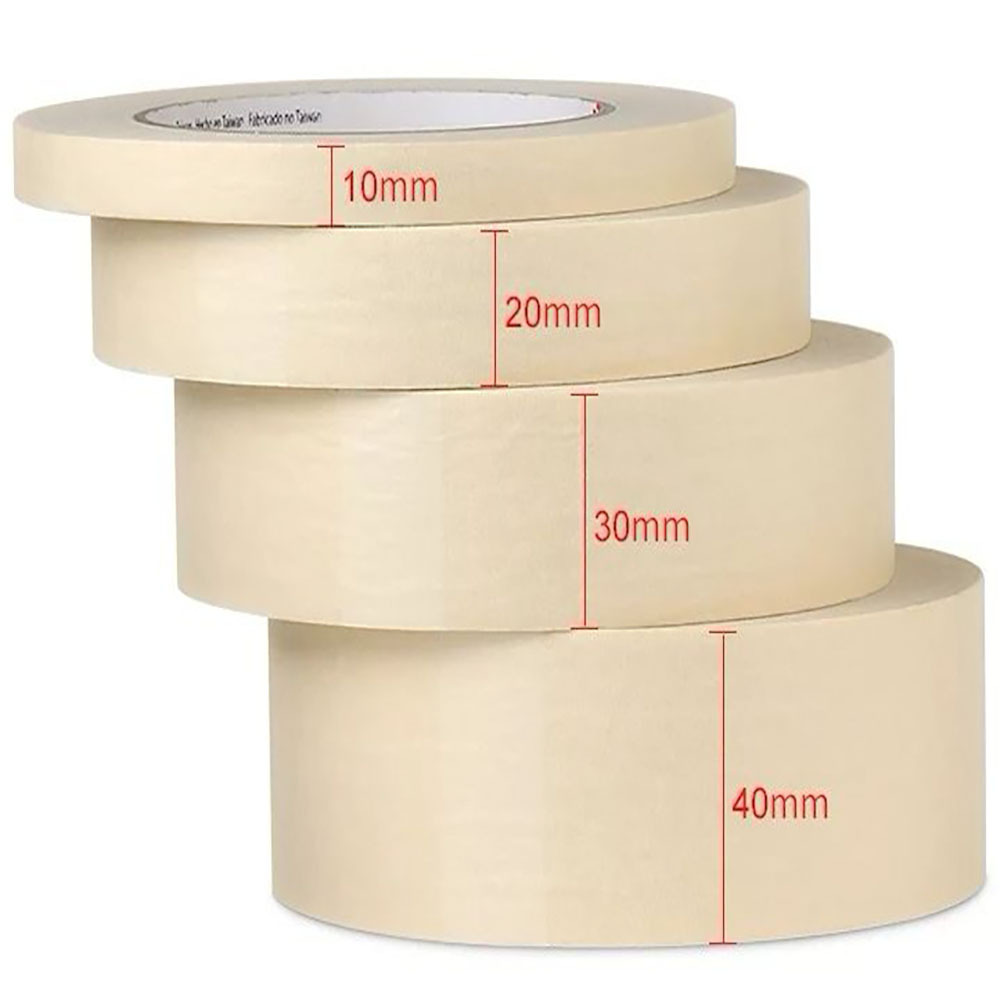 Easy Peel and Tear Masking Tape for Interior Painting - Premium Crepe Paper Tape