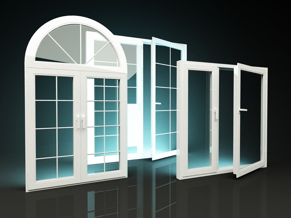 European Style Half Round Arch Design Window With Mosquito Net Upvc Plastic  Frame Casement Window And Door