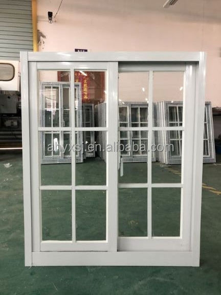 Pure White Aluminum Framed Glazed 3  Sliding Window With Mosquito Net And Griils Fenster Aluminum