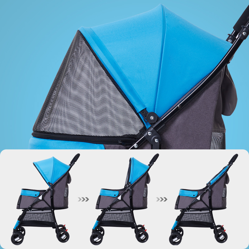 pet cart dog double stroller high quality Foldable Pet Stroller stroller for dogs